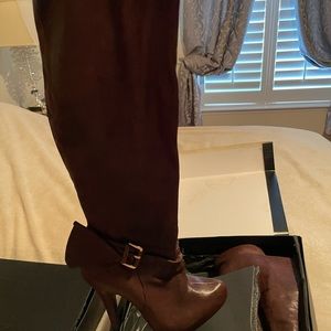 Brown AND Black knee-high, Report Signature Mercer boots
